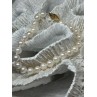 14K YELLOW GOLD CLASP FRESH WATER PEARL BRACELET 7 Inch