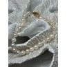 14K YELLOW GOLD CLASP FRESH WATER PEARL BRACELET 7 Inch