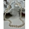 14K WHITE GOLD CLASP FRESH WATER PEARL NECKLACE 18 Inch