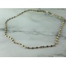 925 Sterling Silver Gold Plated Necklace Italy