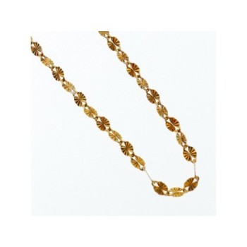 925 Sterling Silver Gold Plated Necklace Italy