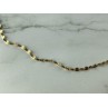 925 Sterling Silver Gold Plated Necklace Italy