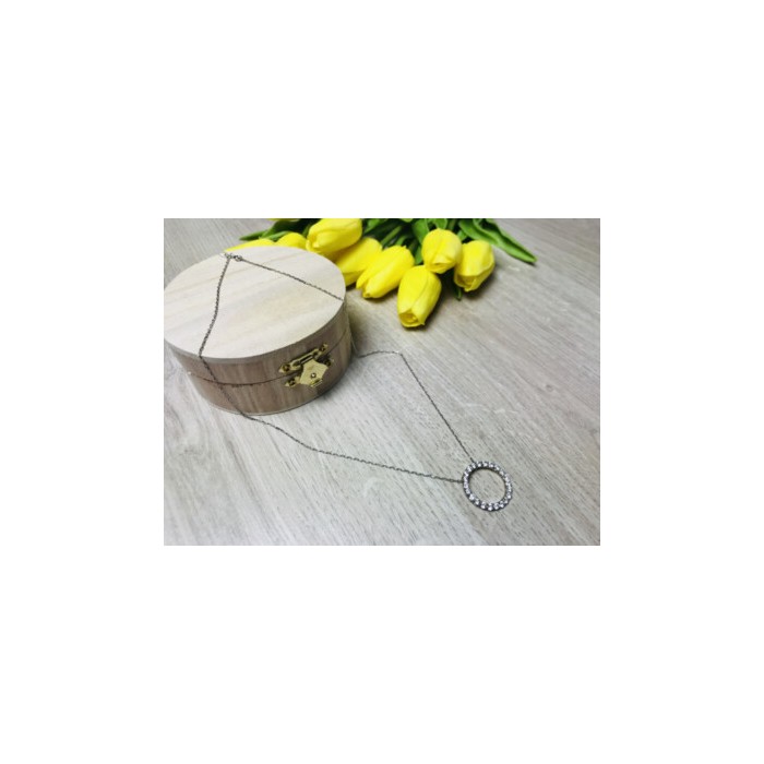 925 Sterling Silver CZ Chain With Pendant