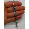 925 STERLING SILVER  TOPAZ DOLPHIN BRACELET