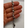 925 STERLING SILVER  TOPAZ DOLPHIN BRACELET