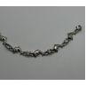 925 STERLING SILVER  TOPAZ DOLPHIN BRACELET