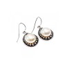 Vintage 925 Sterling Silver Pearls Earrings