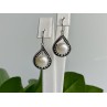 Vintage 925 Sterling Silver Pearls Earrings