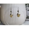 925 Sterling Silver Yellow Tourmaline Earrings