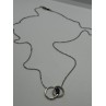 925 STERLING SILVER  SAPPHIRE & BERYL NECKLACE