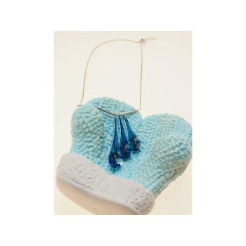 925 Sterling Silver Jewelry Glass Chain with  Pendant