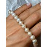 14K YELLOW GOLD CLASP FRESH WATER PINK PEARL NECKLACE 18 Inch