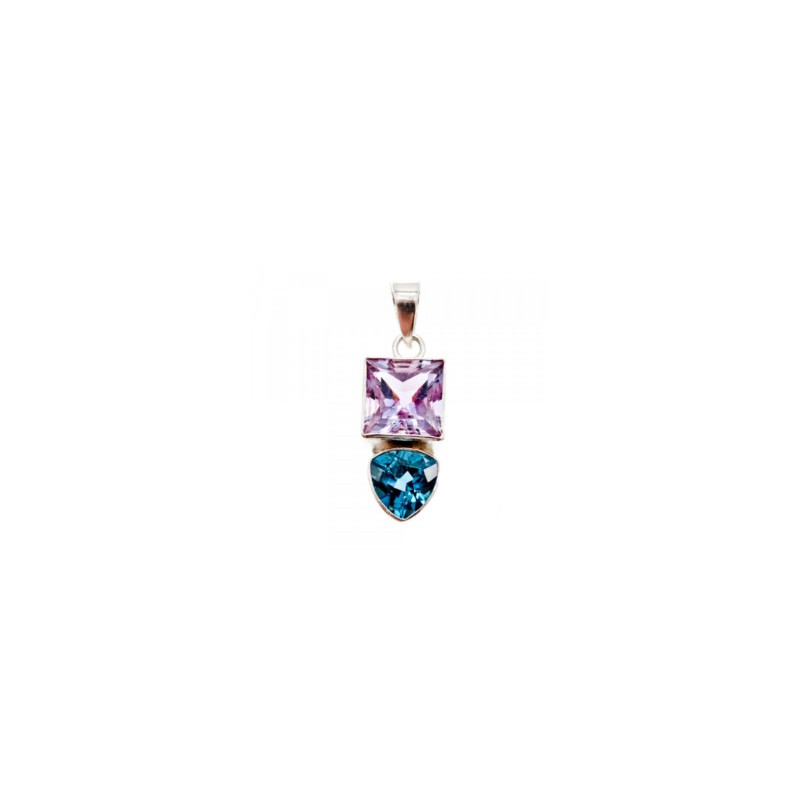 925 STERLING SILVER TOURMALINE PENDANT