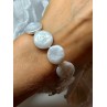 925 STERLING SILVER WATER FRESH PEARL BRACELET LENGTH 8 Inch