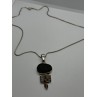 925 STERLING SILVER AGATE NECKLACE