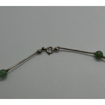 925 STERLING SILVER  NEPHRITE NECKLACE