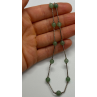 925 STERLING SILVER  NEPHRITE NECKLACE