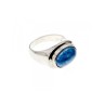 925 Sterling Silver Sodalite Ring Size 11.5