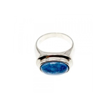 925 Sterling Silver Sodalite Ring Size 11.5