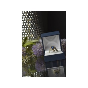 Vintage 925 Sterling Silver Sodalite Ring Size 10