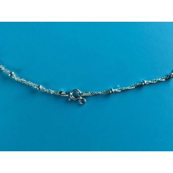 925 Sterling Silver Necklace Italy 29.9 in