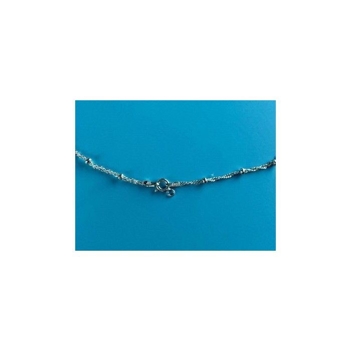 925 Sterling Silver Necklace Italy 29.9 in