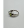 925 Sterling Silver Peridot Ring Size 8