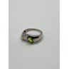 925 Sterling Silver Peridot Ring Size 8