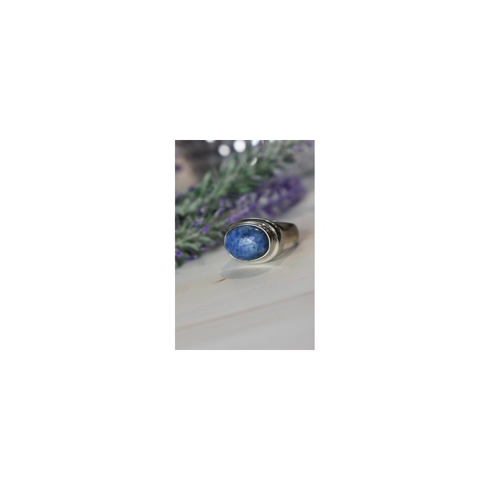 Vintage 925 Sterling Silver Sodalite Ring Size 6.5