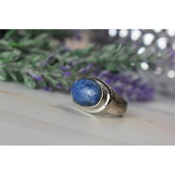 Vintage 925 Sterling Silver Sodalite Ring Size 6.5