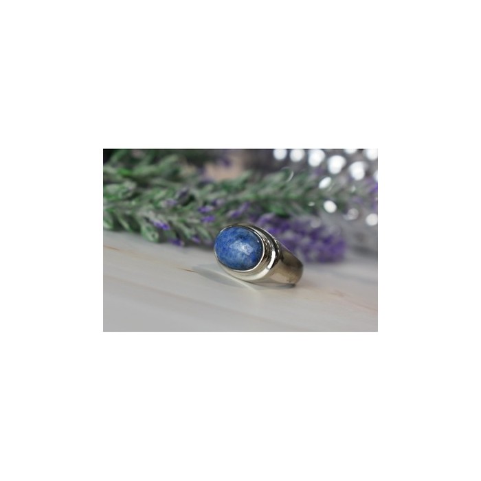 Vintage 925 Sterling Silver Sodalite Ring Size 6.5