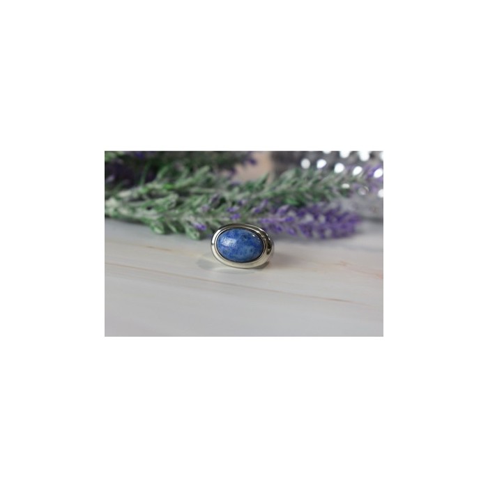 Vintage 925 Sterling Silver Sodalite Ring Size 6.5
