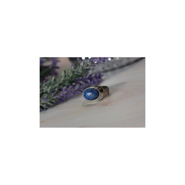 Vintage 925 Sterling Silver Sodalite Ring Size 6.5