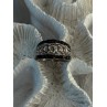 925 Sterling Silver Black Spinel Ring Size 7