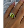 Shiny 925 Sterling Silver Cz Ring Size 7
