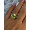 Shiny 925 Sterling Silver Cz Ring Size 7