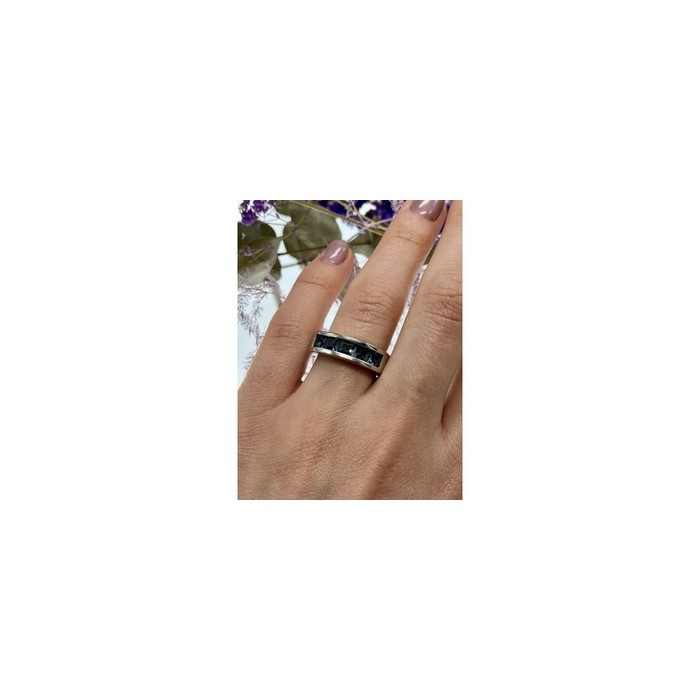 925 Sterling Silver Spinel Ring Size 7