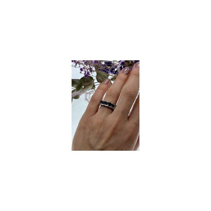 925 Sterling Silver Spinel Ring Size 7