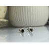 925 Sterling Silver Agate Stud Earrings