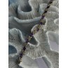Lovely 925 Sterling Silver Amethyst Bracelet Length 7
