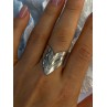 Unique Design 925 Sterling Silver Ring Size 8.5