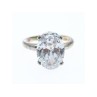 925 Sterling Silver CZ Ring Size 8 Seta