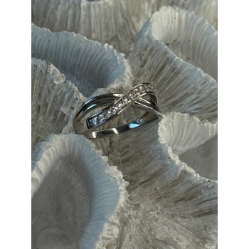 925 Sterling Silver Beryl Ring Size 9