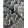 925 Sterling Silver Malachite & Sodalite Bracelet Length 7