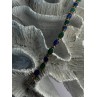 925 Sterling Silver Malachite & Sodalite Bracelet Length 7
