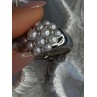 Elegant 925 Sterling Silver Pearl  Ring Size 7