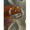 Unique Sizable Design 925 Sterling Silver Cz Ring Size 11