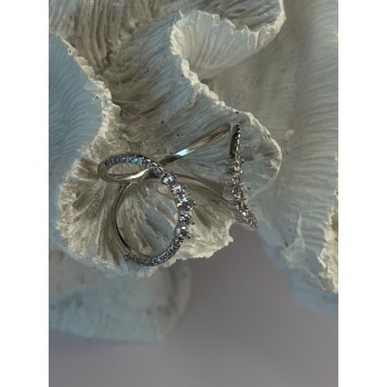 Unique Sizable Design 925 Sterling Silver Cz Ring Size 11