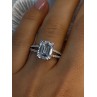 Beautiful 925 Sterling Silver Cz Ring Size 7