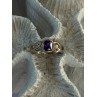 925 Sterling Silver Amethyst Ring Size 9